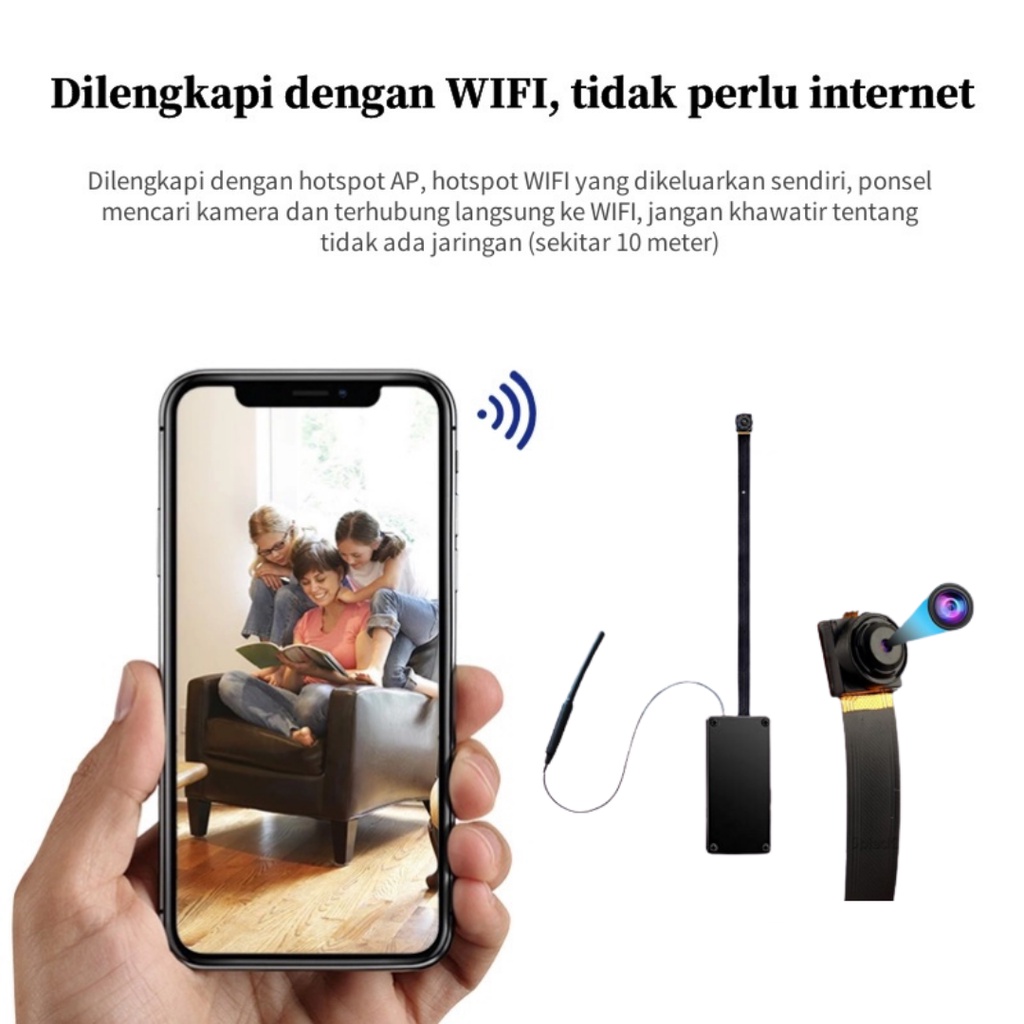 KAMERA KECIL PENGINTAI MINI CAMERA MINI WIFI CCTV SPY CAM HIDDEN CAMERA IP CAMERA MURAH 1080P JS11