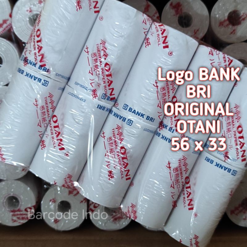 Jual Kertas Thermal Logo Bank Bri Original Otani Printech Brilink