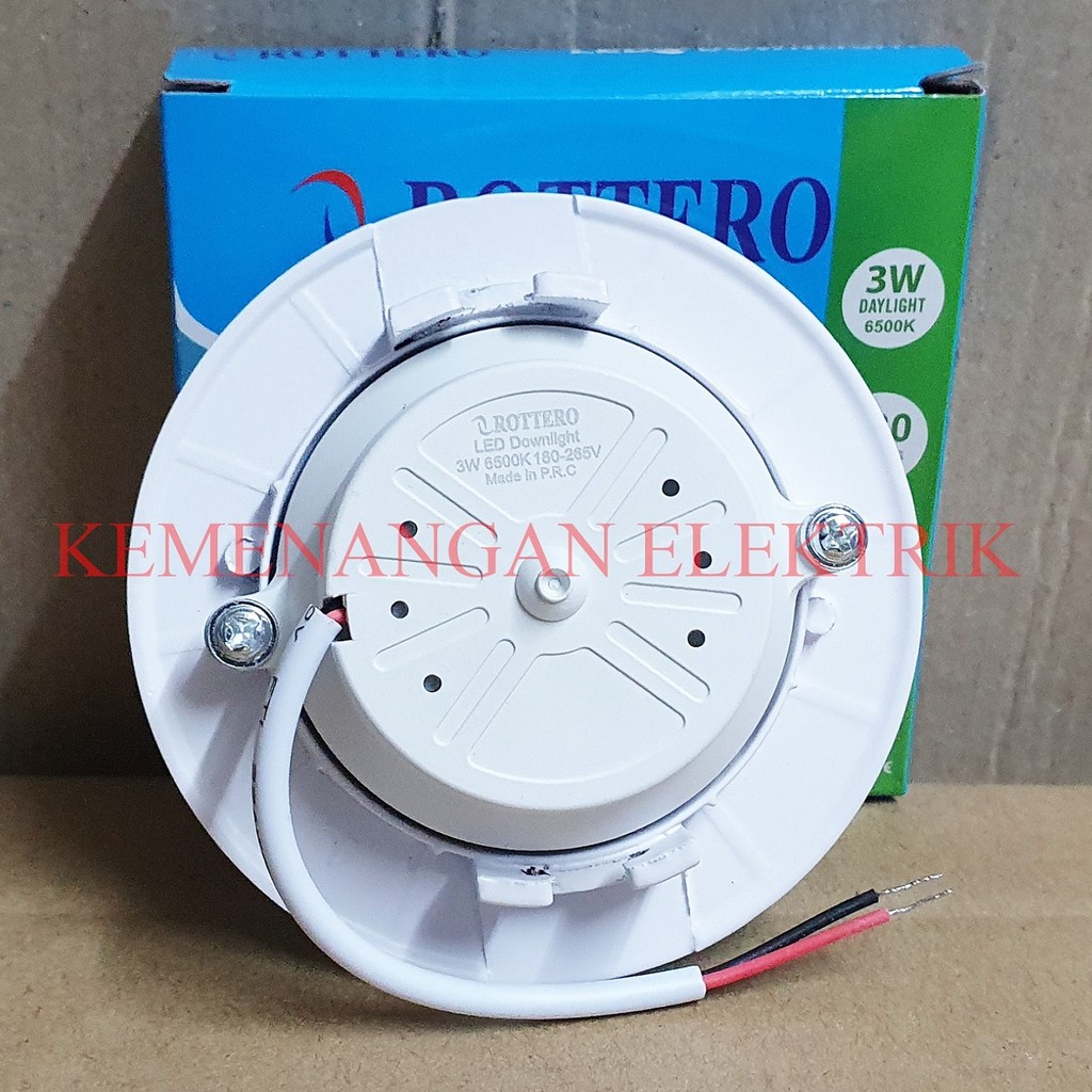 LAMPU DOWNLIGHT LED PANEL ROTTERO 3W 3 W 3 WATT 3WATT PLAFON INBOW