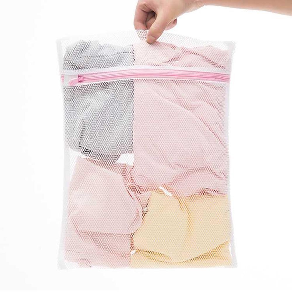 Kantong Laundry  Washing  Bag Pakaian Kotor Jaring pengaman Cuci Baju Dengan Zipper