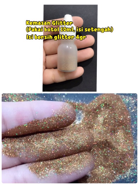 glitter bubuk dust glitter hologram glitter bubuk make up glitter body art hair do