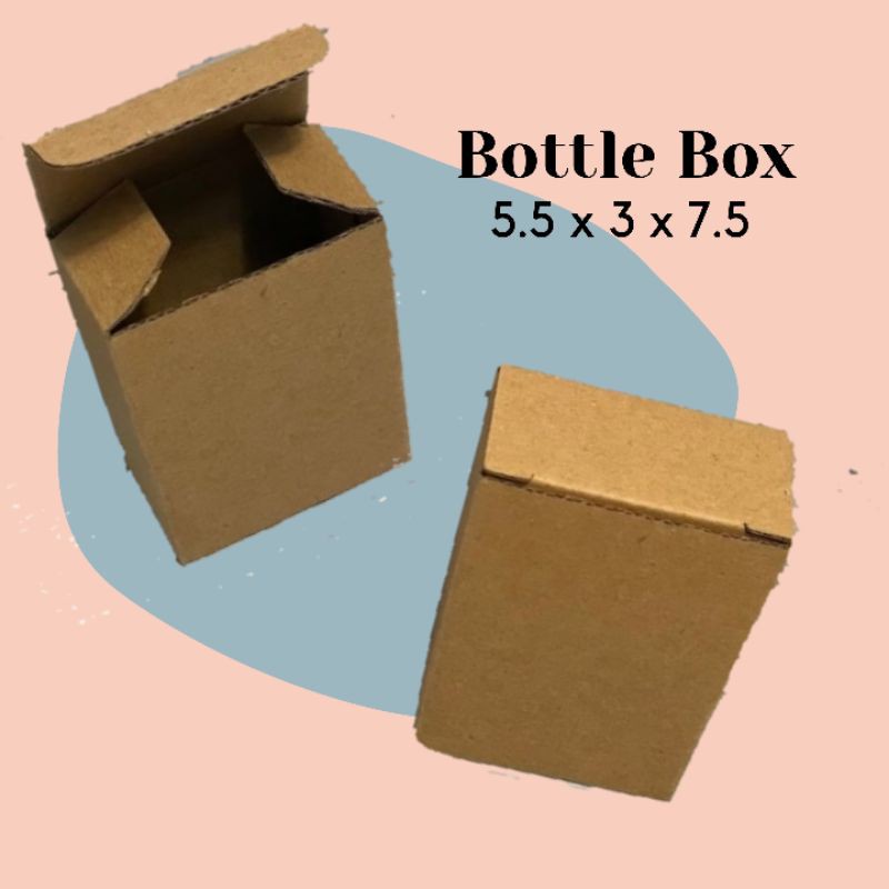 

BOTTLE BOX // KARDUS BOX DIE CUT 5.5x3x7.5 // PACKAGING KARDUS KARTON / DUS KEMASAN BOTOL
