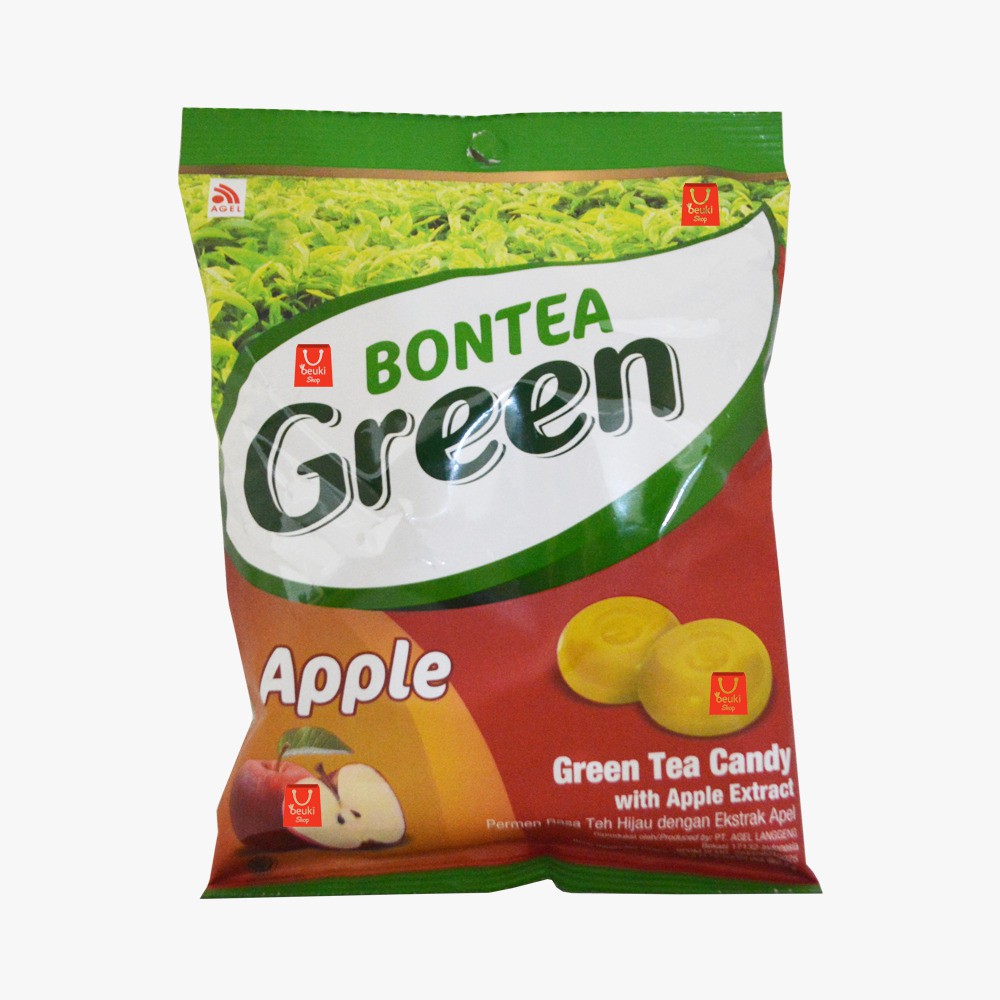 

Bontea Green Apple Green Tea Candy Dengan Ekstrak Apel Permen Green Tea Rasa Apel - 135gr