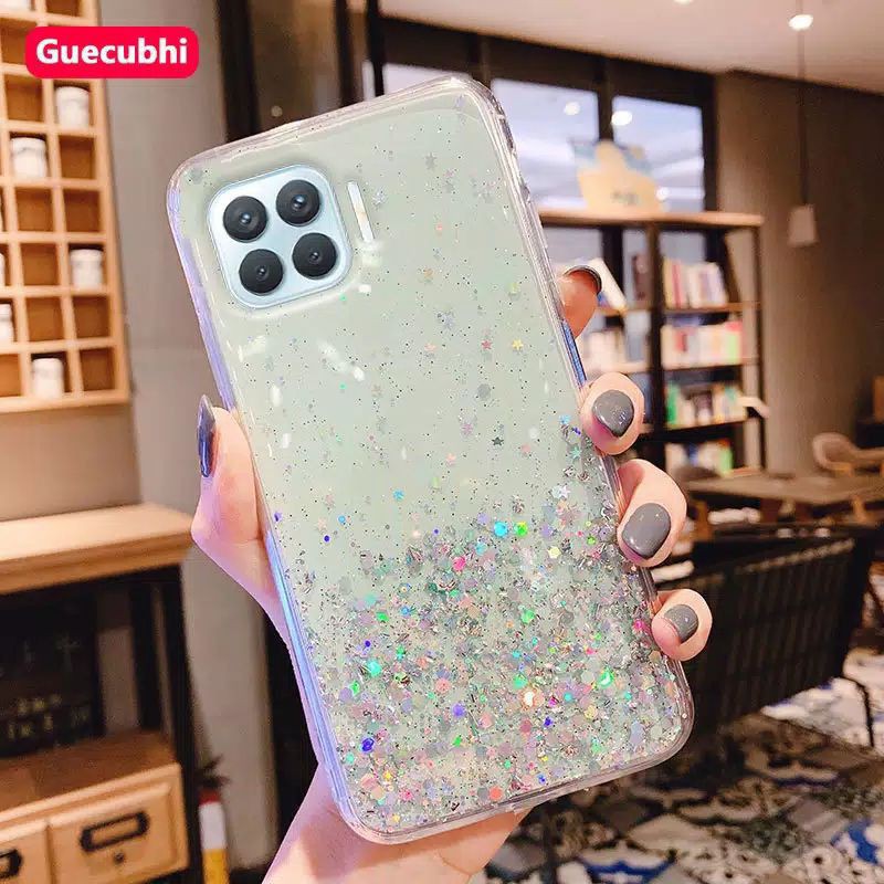 Oppo A11K Casing Soft Case TPU Bahan Premium Glitter Glossy