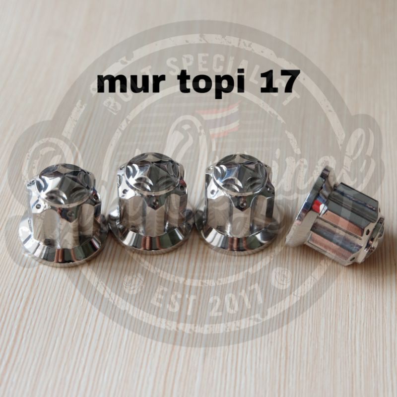 mur probolt topi 17 new model stainless silver original thailand