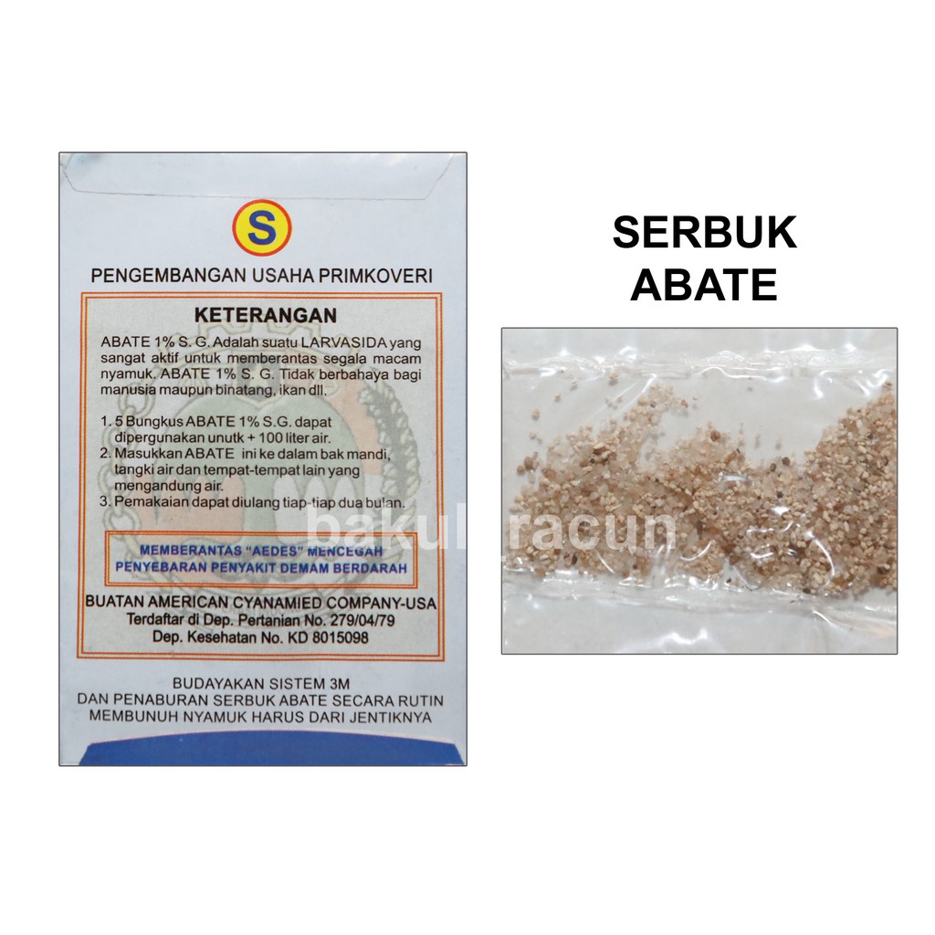 ABATE 1GR PESTISIDA PEMBASMI JENTIK NYAMUK