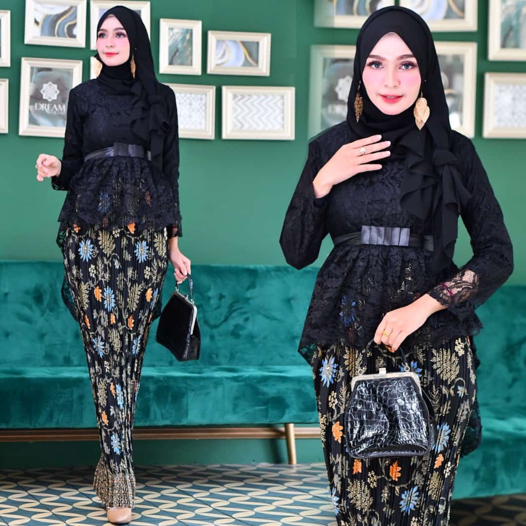 One Set Blouse New Aurora Kebaya Modern Kebaya Brokat