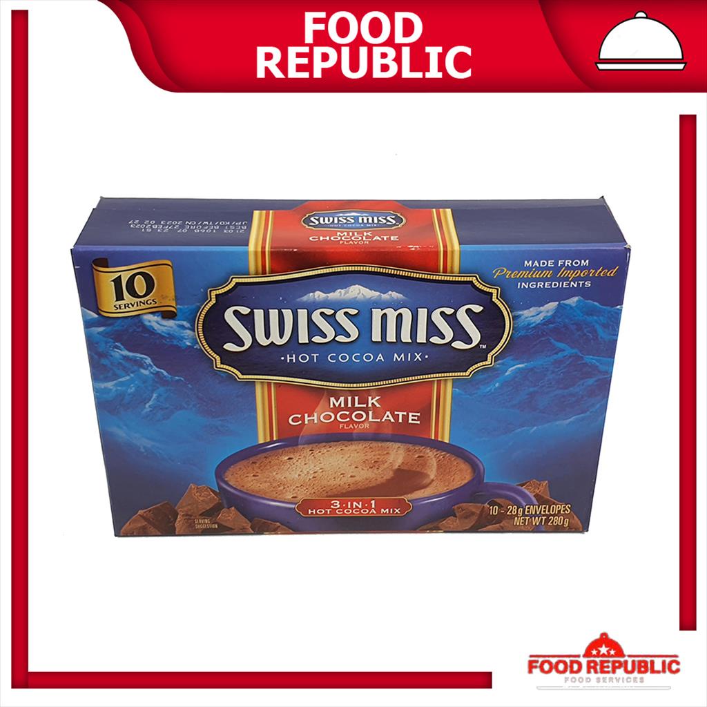 SWISS MISS MILK CHOCOLATE 280  GR HOT COCOA MIX 3 IN 1 SUSU COKLAT