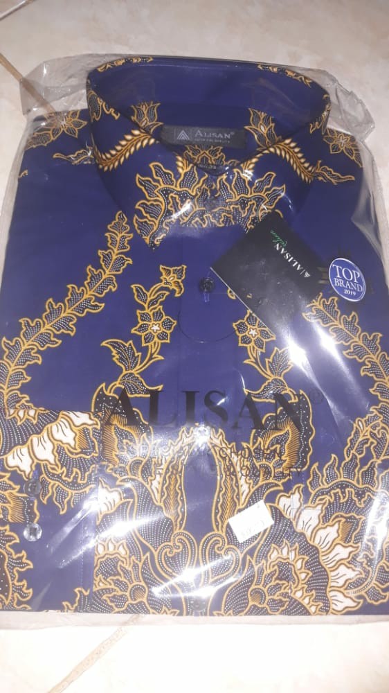 Kemeja Alisan Slimfit Top Brand/batik Kemeja Lengan Panjanf Slimfit Tradisional Warisan Budaya