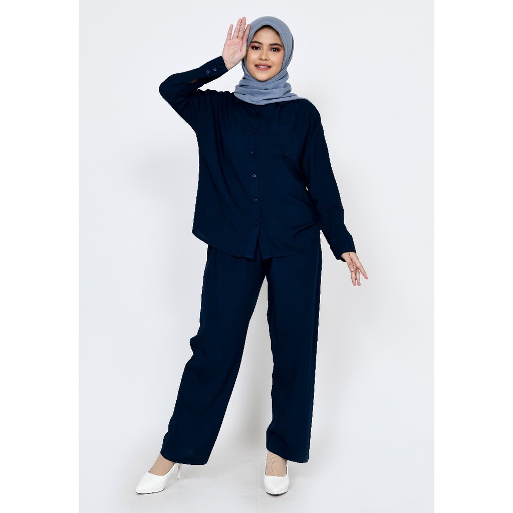 Setelan Wanita kulot Fit M-XL ZAHRA SIGNATURE  / Oneset kulot rayon daily  Set Kulot  Rayon Alena
