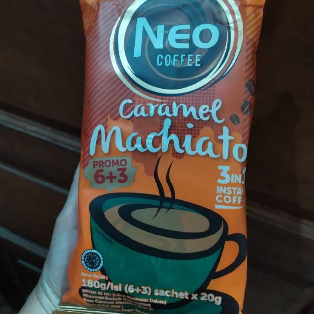 

Neo Kopi Caramel Machioto Kopi instan 3in1