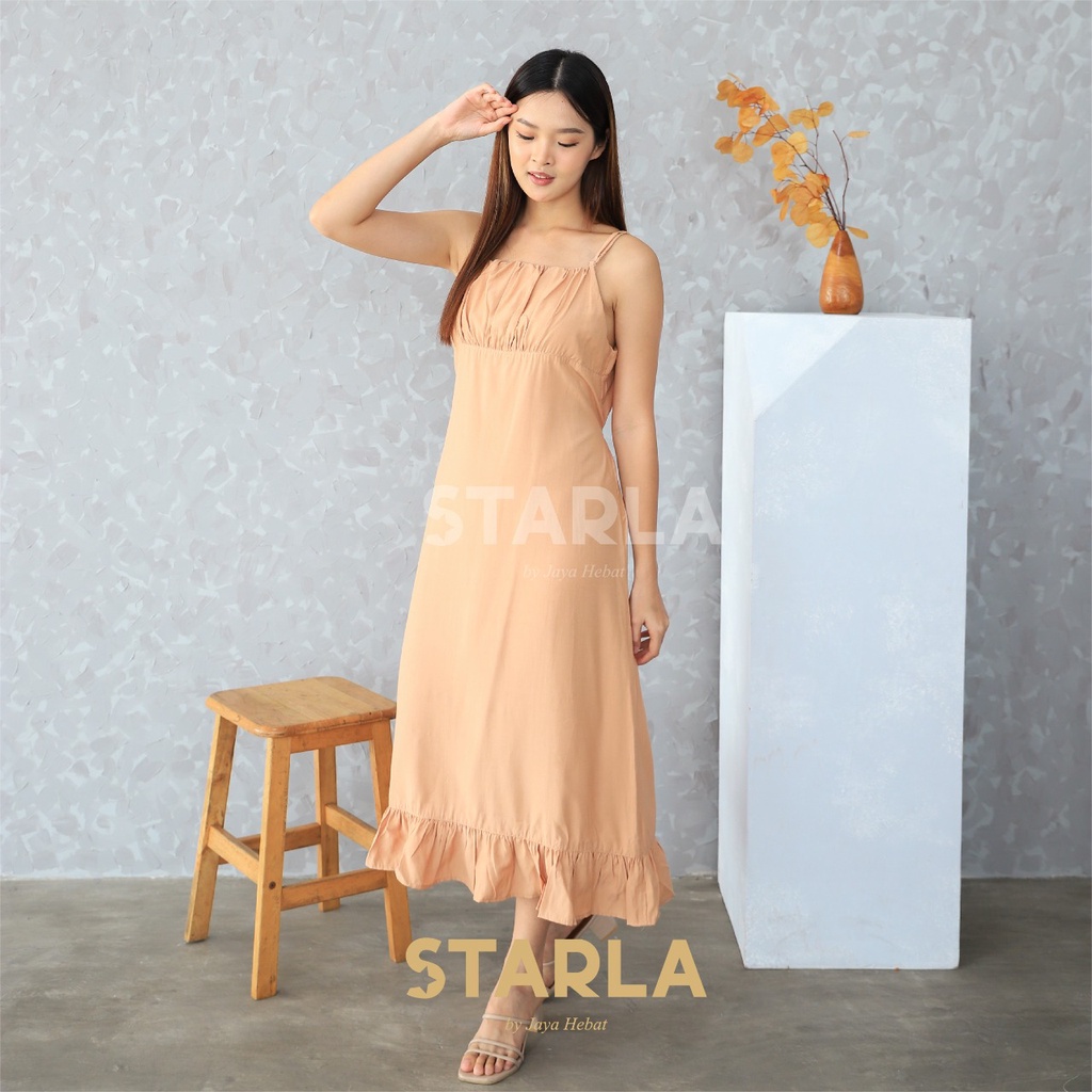 LONG DRESS LINGERIE SEXY TANKTOP WOMEN LINGERIE WANITA BAJU TIDUR WANITA MAJORI STARLA