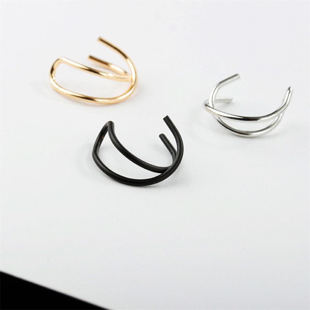 Lily 2PCs Cuff Earrings Aksesoris Pesta Punk Tanpa Tindik