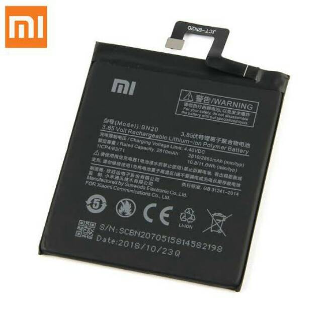 Xiaomi Mi5C Mi 5C BN20 Battery Baterai Batere