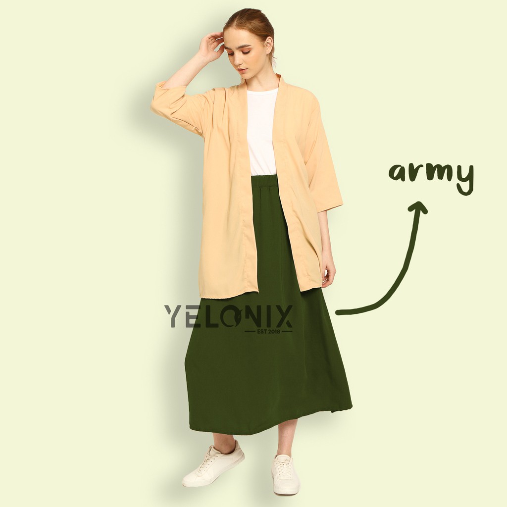 ROK POLOS STANDART PANJANG WOLFIS WOLVIS SKIRT PREMIUM - YELONIX