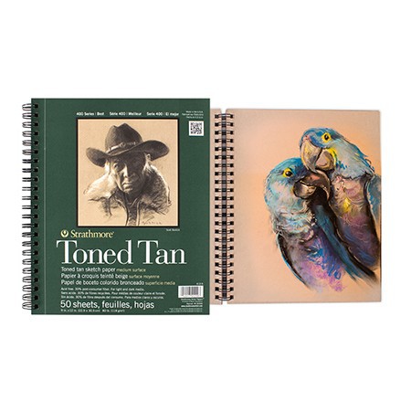 Strathmore - Toned Tan Sketch Pad 400 series