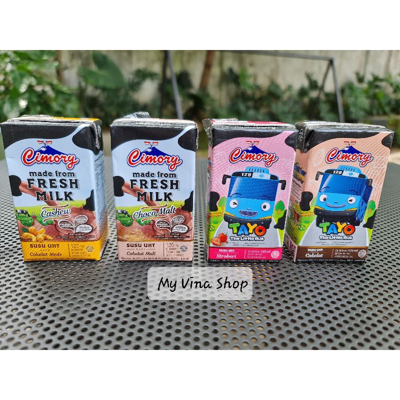 Susu Cimory UHT Fresh Milk 125 ml Tayo kartonan isi 40 pcs (KHUSUS INSTAN)