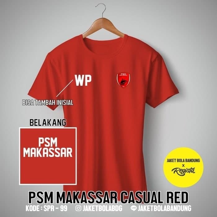 T2322 Kaos Tshirt Baju Combed 30S Distro PSM Makassar Grade Ori