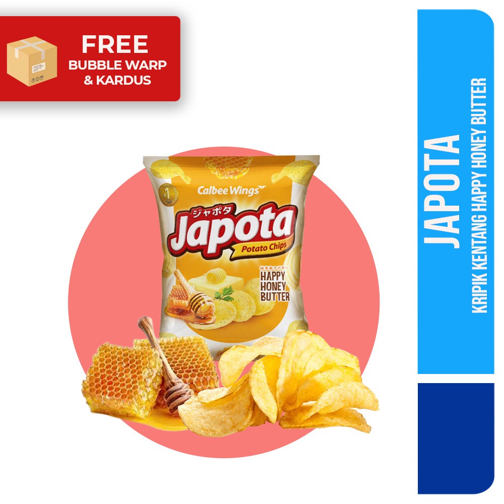 

(Ready Stok) JAPOTA - Honey Butter Keripik Kentang Renyah - 68 gr