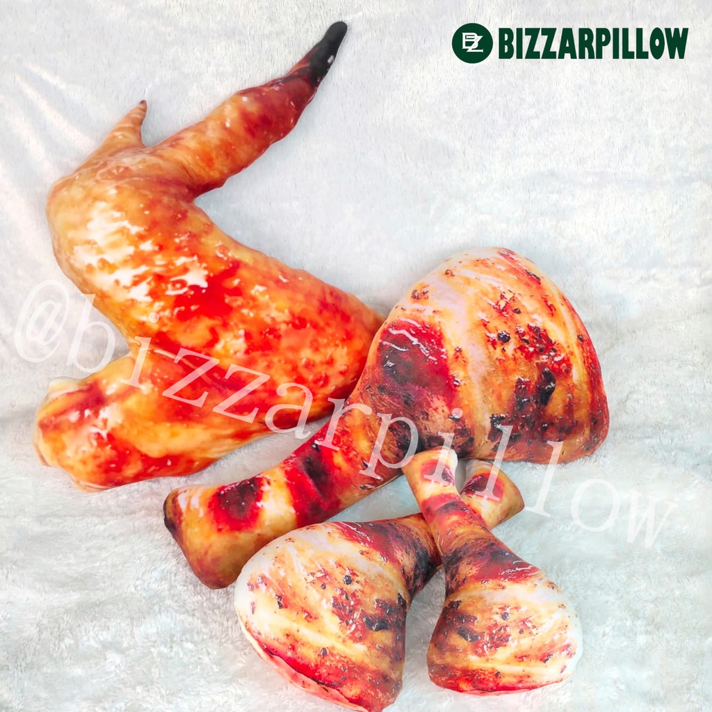 Bizzarpillow Bantal Sayap Ayam Paha Ayam Size XL BZ119