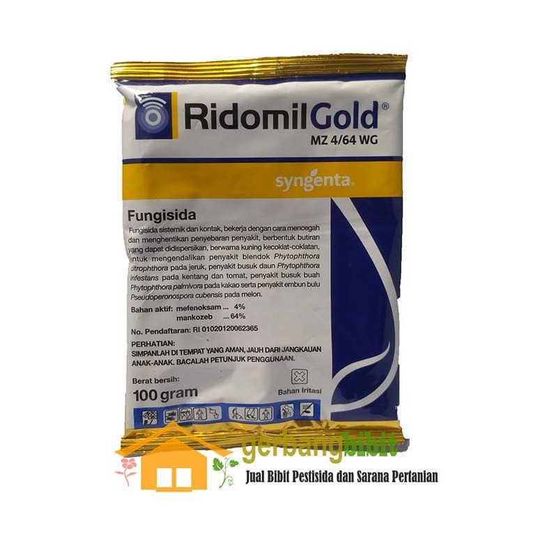 Ridomil Gold MZ 4/64 WG Fungisida Sistemik Kontak 100 Gr