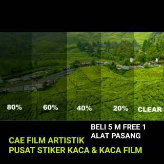 KACA FILM RIBEN HITAM  STIKER KACA STICKER KACA JENDELA  