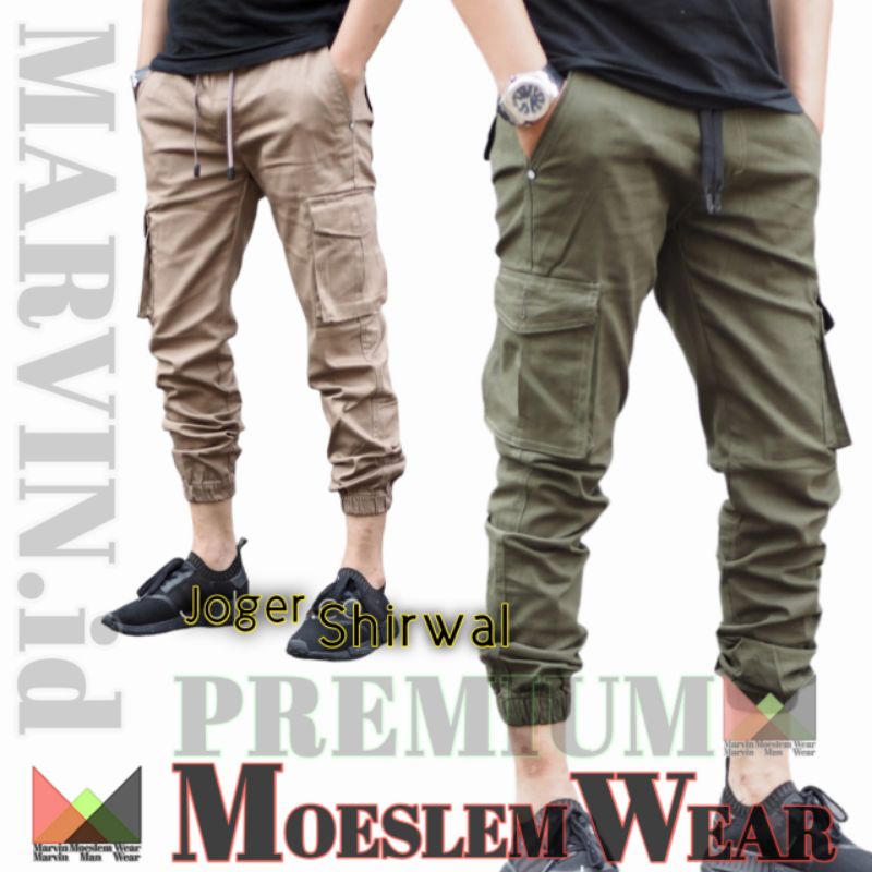 CELANA SHIRWAL SIRWAL JOGER CARGO -  CELANA PRIA MUSLIM CINGKRANG / JOGER UNISEX