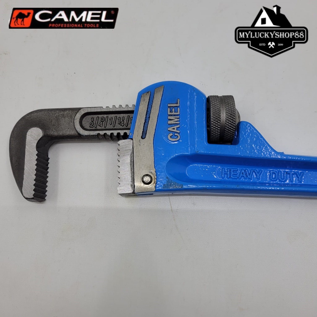 Camel Kunci Pipa Ledeng 18 Inch Pipe Wrench Saluran Air Pembuka Baut