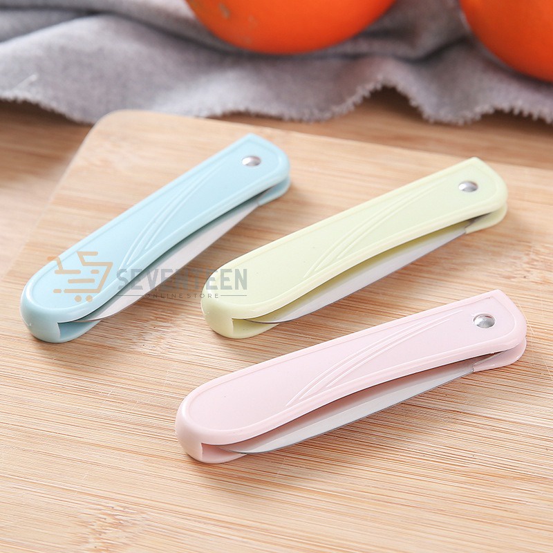 PISAU LIPAT TRAVEL ALAT KUPAS BUAH KENTANG SAYUR DAPUR PISAU PORTABLE LIPAT MINI PISAU PORTABLE