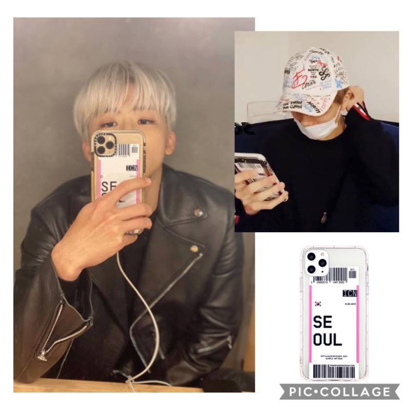 NCT Dream Park Jisung & Na Jaemin seoul boarding pass ticket phone case