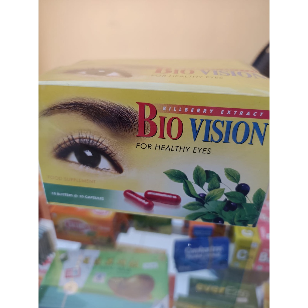 Jual Biovision Strip Isi Tablet Suplemen Kesehatan Mata Shopee