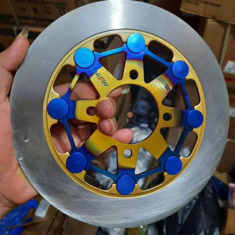 disk piringan cakram depan twotone nssn 220mm jupiter mx z z1 vega r scoopy beat vario xride mio dll