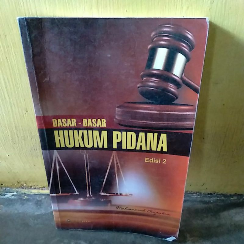 Jual Buku Dasar Dasar Hukum Pidana Indonesia Kedua Shopee Indonesia