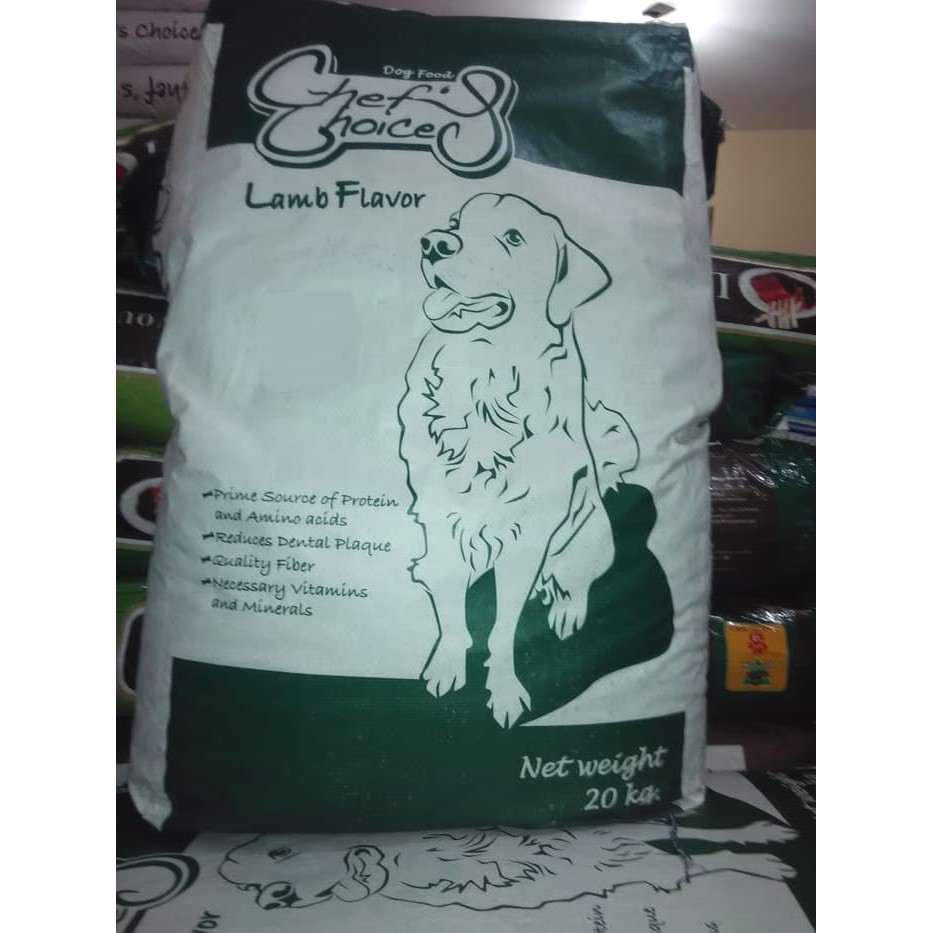 Dog food Chef choice lamb 20kg
