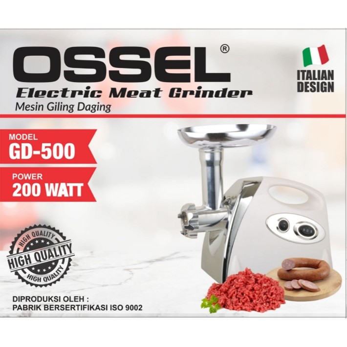 Mesin Giling Daging Listrik Murah GD-500 Ossel