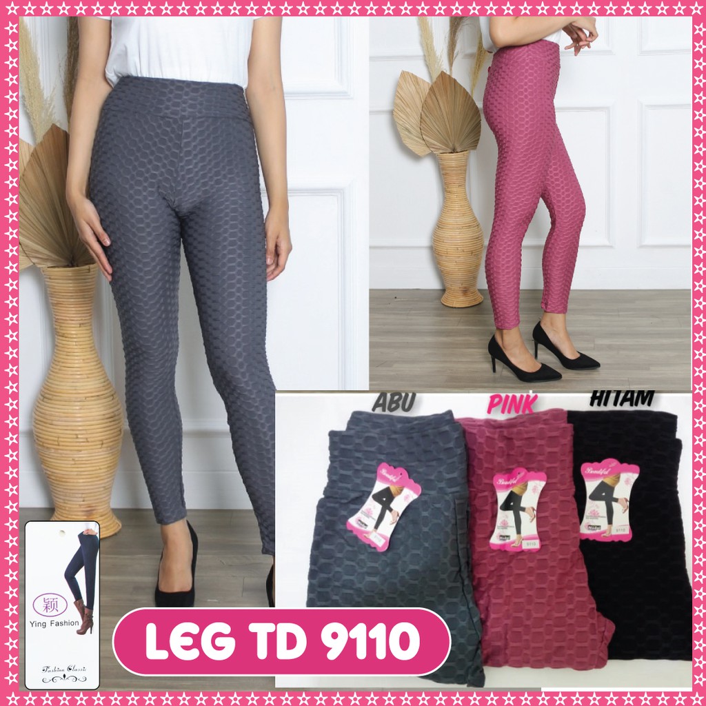 Legging TIE DYIE Yoga TD9111 Wanita Legging Olahraga Gym Pinggang Tinggi Celana Yoga / ying fashion