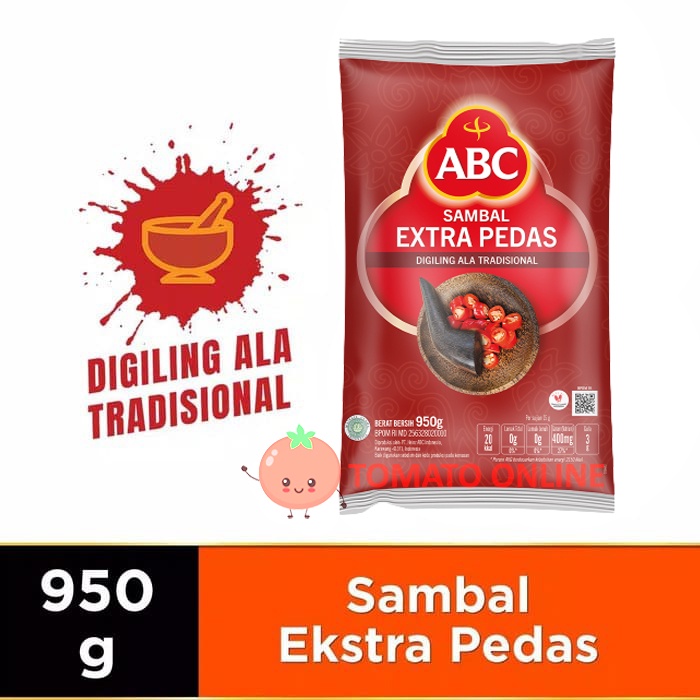 

ABC SAUS SAMBAL EXTRA PEDAS 950 gram gr G / 950gr / 950gram