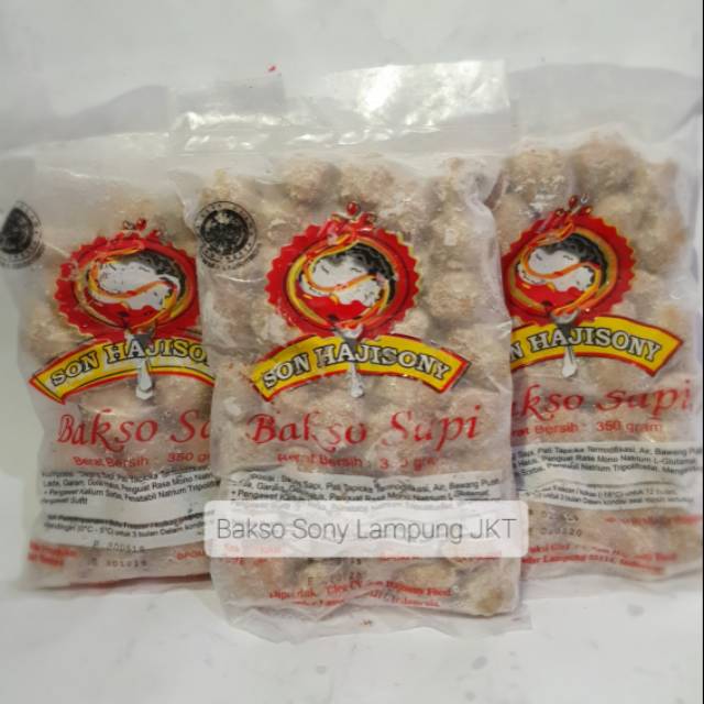 

Bakso Sony Lampung - Ukuran Kecil TANPA BUMBU (+/- 35 pcs Netto 350 gr)