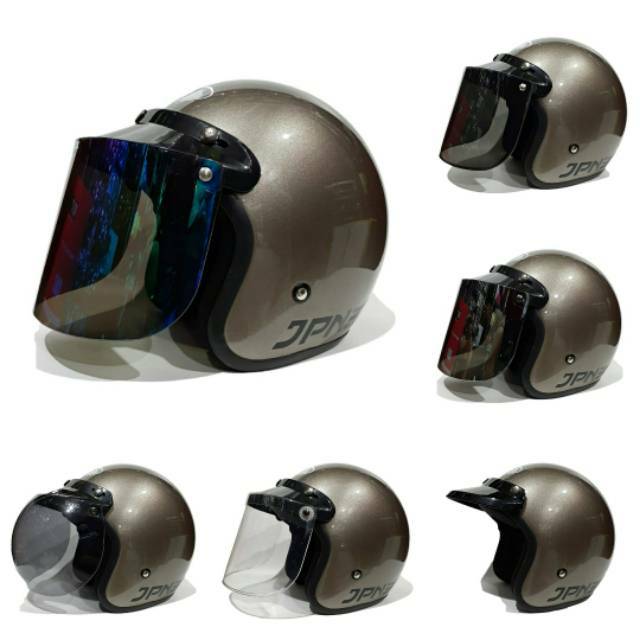 Helm jpn retro Granito Gloss