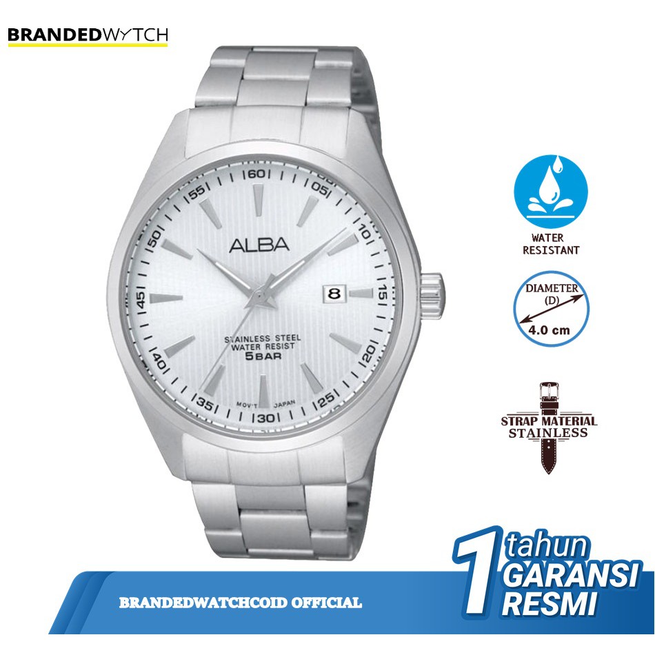 Jam Tangan Alba Pria AG8389X1 Original Alba AG8389 Diameter 4 cm