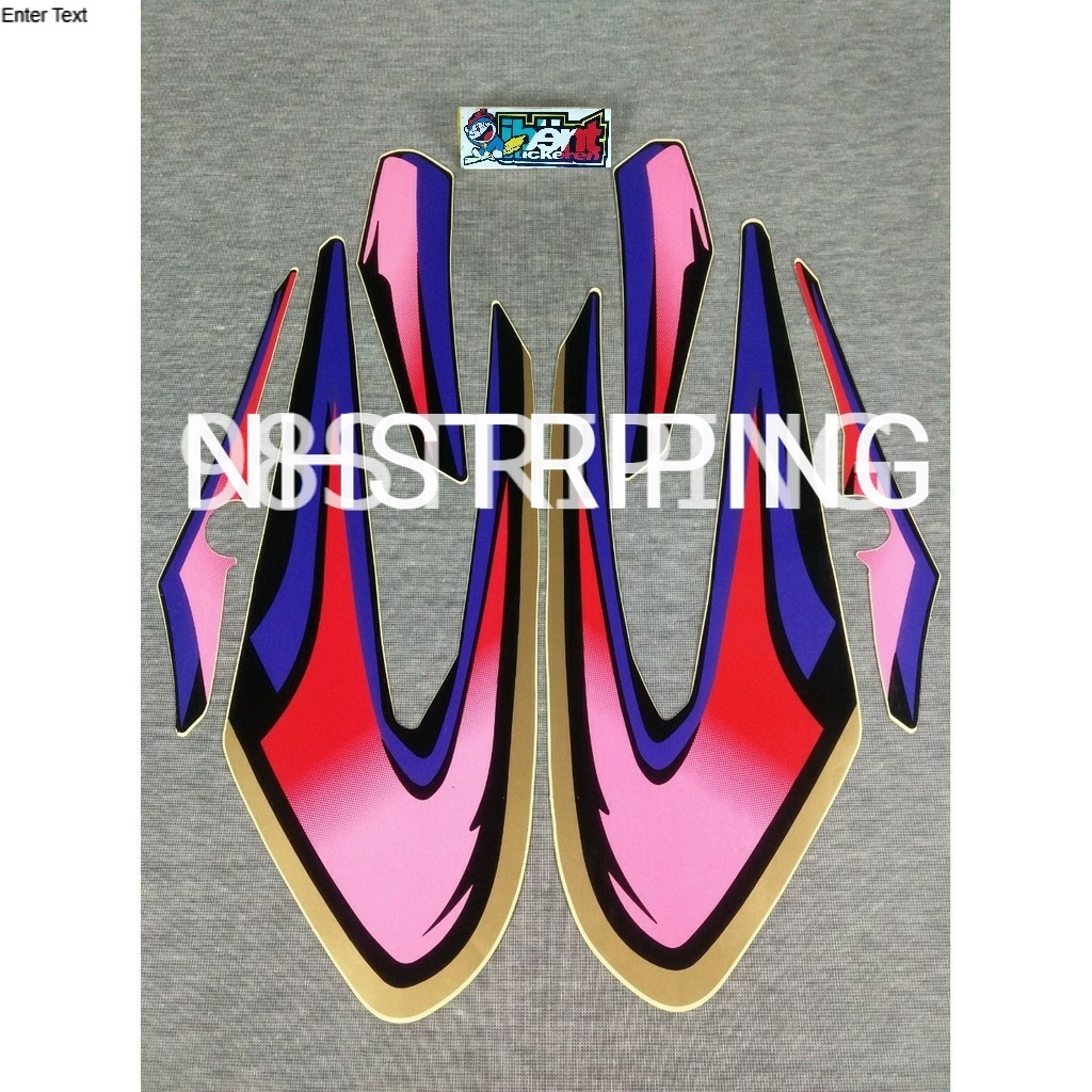 STRIPING RX SPECIAL MERAH  1996  POLET YAMAHA