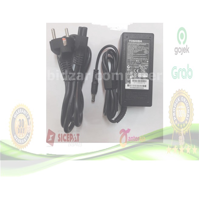 Adaptor Charger Toshiba C800 C800D C840 C840D C850 19V 3.42A ORIGINAL