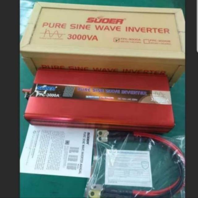 Power Inverter PSW 3000W 3000 watt Suoer FPC-3000A Pure Sine Wave TERBAIK