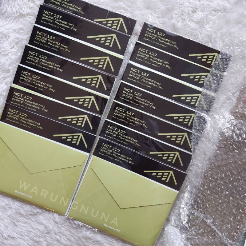 [ READY STOCK ] OFFICIAL MERCHANDISE NCT 127 BEYOND LIVE FOUNDATION MD 1 MD 2 AR TIKET CARD WALLET C