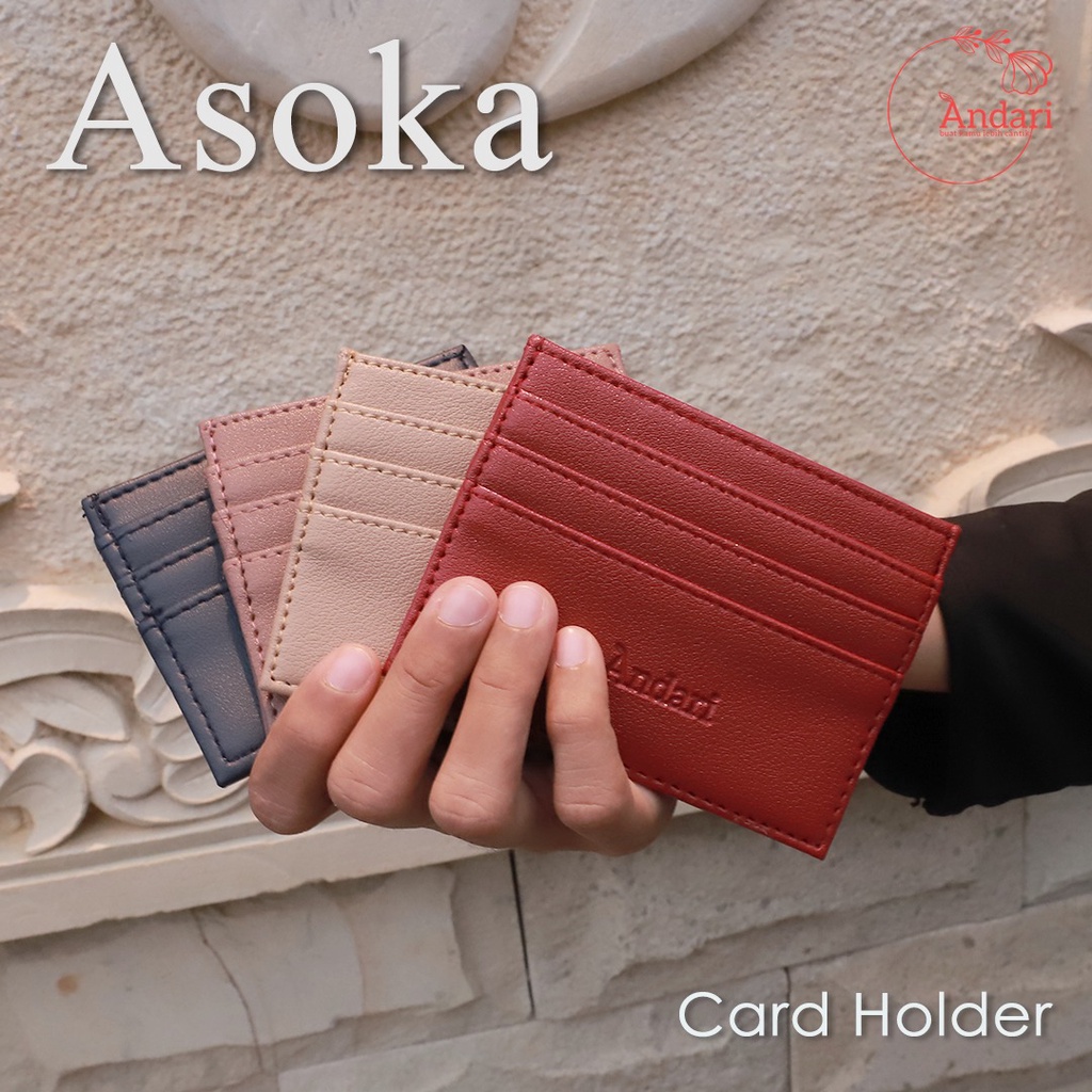 Dompet Kartu / Card Holder  Wanita Terbaru Motif Croco Lucu Kekinian Terlaris &amp; Murah ASOKA Wallet ORIGINAL by ANDARI