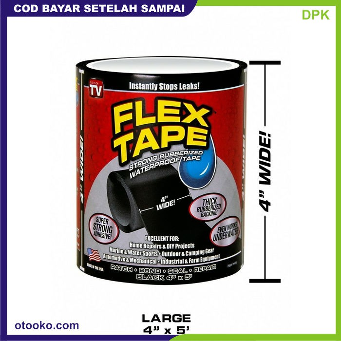 Flex Tape 4 x 1,5 m isolasi Lakban ajaib Waterproof As Seen on TV