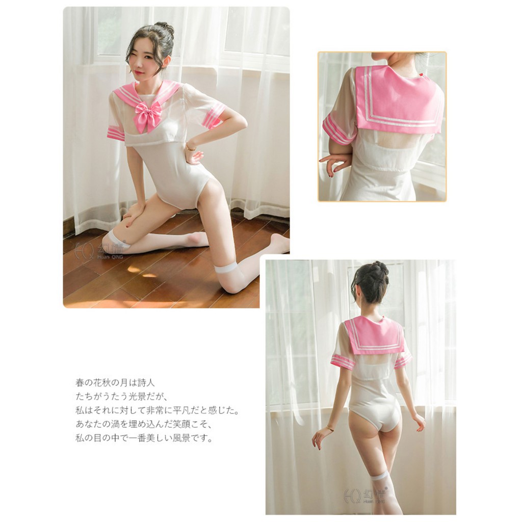 LI-109 swimsuit sailor lingerie baju tidur wanita seifuku seksi sexy cosplay