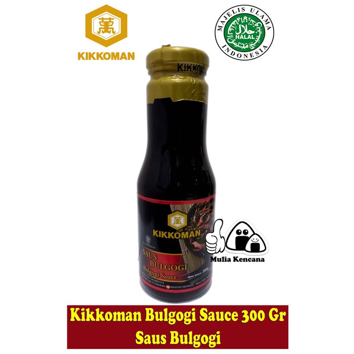 

KIKKOMAN BULGOGI SAUCE BOTOL 300 GR
