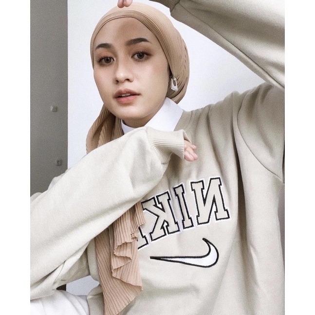 NIKE SWEATER OVERSIZE SWEATER WANITA CREWNECK MURAH KEKINIAN