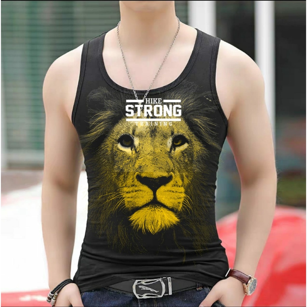 AMOSJKT28.SINGLET LION/SINGLET DEWASA/SINGLET OLAHRAGA/SINGLET DEWASA